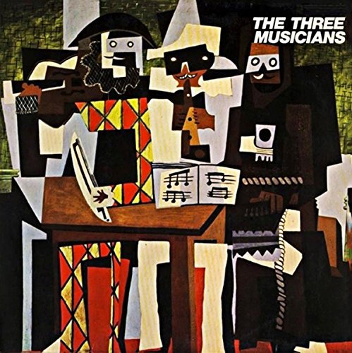 CD cover: abstract painting of three musicians with instruments.
