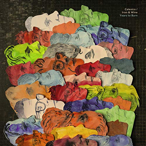 CD cover: collage of colorful, cut-out faces on a dark background.
