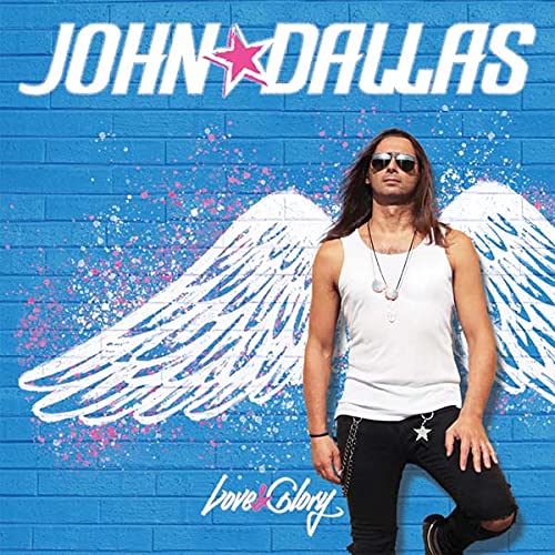 CD cover for John Dallas’ “Love & Glory” featuring a man with wings.