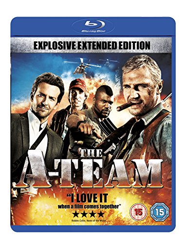 Blu-ray cover for "The A-Team" featuring the four main actors.