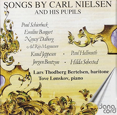 "CD cover with ornate gold designs and black text listing song titles and artists."