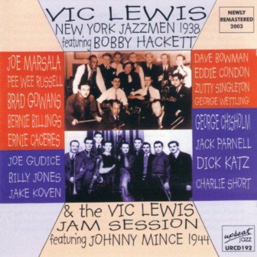 CD cover with two black-and-white musician photos and musician names on colored rectangles.