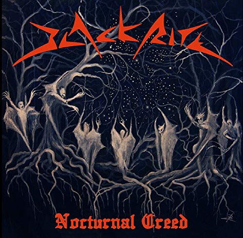 CD cover: dark, spectral figures among twisted trees under a starry sky.