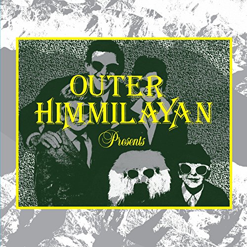 Vinyl record cover with shadowed figures and yellow text: “Outer Himalayan Presents.”