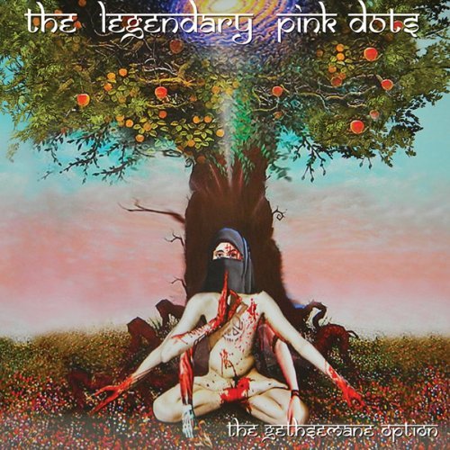 Album cover art: a woman sits beneath a tree with red fruit, bleeding.