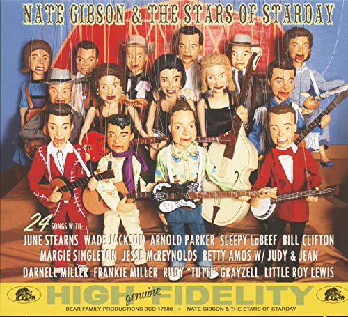 Album cover featuring a group of marionette puppets playing various musical instruments.