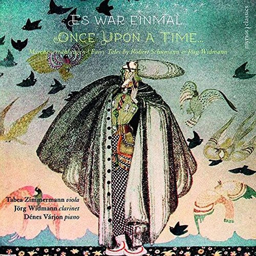 "CD cover featuring an illustration of a person surrounded by birds and fantastical creatures."