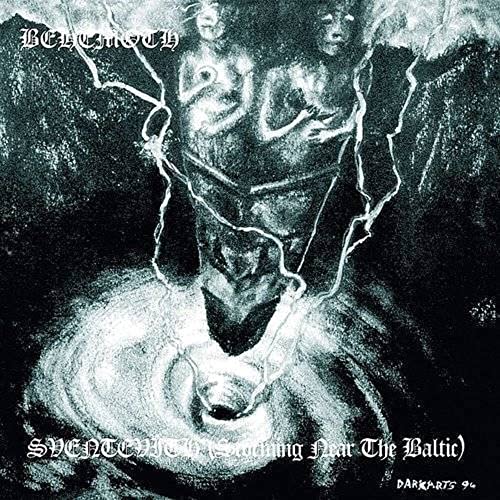 Behemoth album cover: dark, swirling figures against a stormy, textured background.