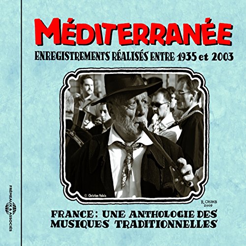 CD cover for “Mediterranee: France: Une Anthologie” featuring musicians.
