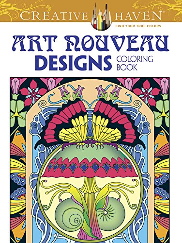 Creative Haven Art Nouveau Designs Collection Coloring Book