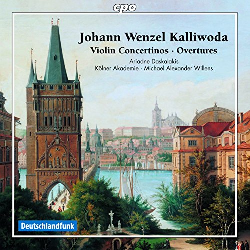 A CD cover featuring a painting of a European cityscape with a river.