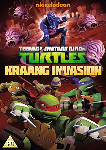 Teenage Mutant Ninja Turtles DVD cover featuring the turtles and Kraang.