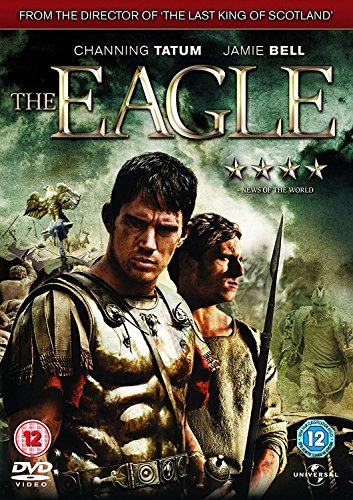 Blu-ray cover for The Eagle featuring two men in ancient Roman military attire.