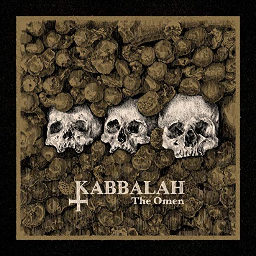 CD cover for Kabbalah - The Omen, featuring skulls and bones.
