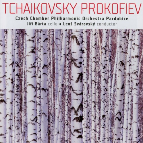 CD cover with a wintry birch forest scene and text details.