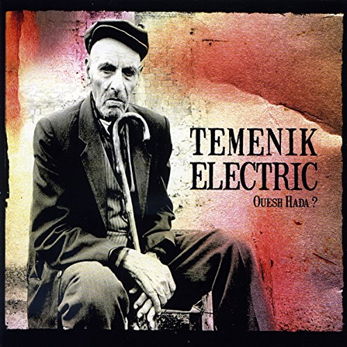 CD cover: elderly man with cane, textured background, and text "Temenik Electric".