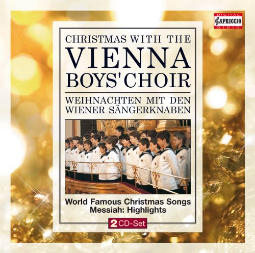 CD cover for "Christmas With The Vienna Boys’ Choir" featuring choir image.