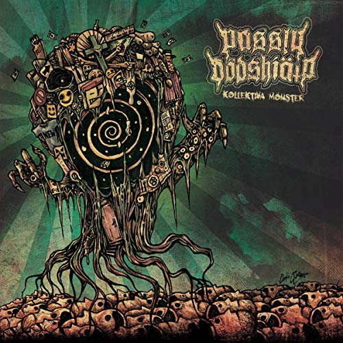 Album cover with a detailed, dark illustration of a monster hand and swirling design.