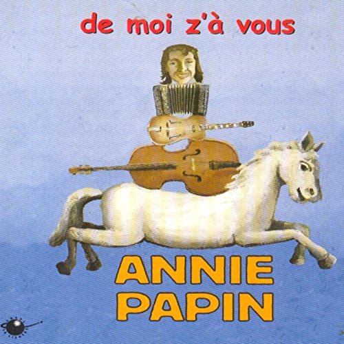 CD cover: Annie Papin with fantastical illustration of a horse and instruments.