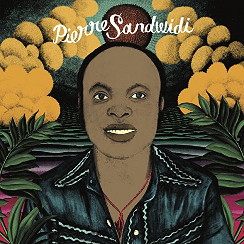 Album cover featuring portrait of Pierre Sandwidi with tropical foliage.