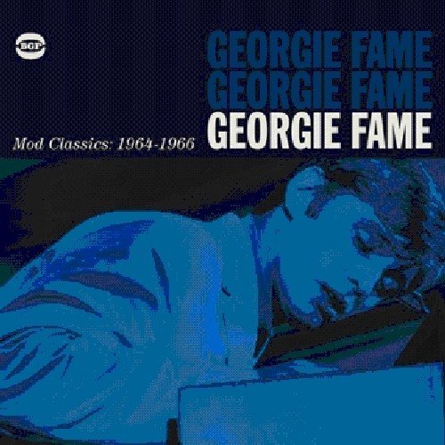 CD cover for Georgie Fame & The Blue Flames, blue-toned portrait.