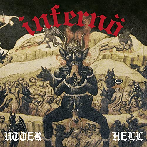 CD cover depicting a demonic scene with figures in a hellscape.