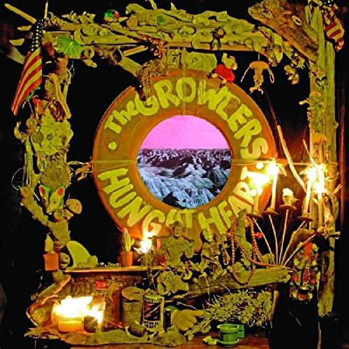 Album cover for “Hung At Heart” by The Growlers, framed with objects.