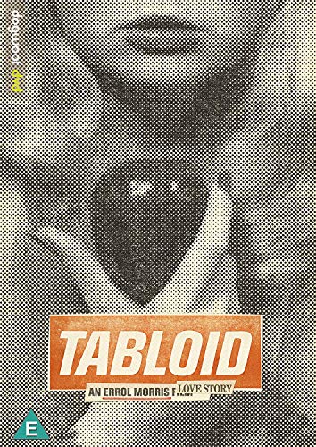 DVD cover for "Tabloid" featuring a halftone portrait of a woman.