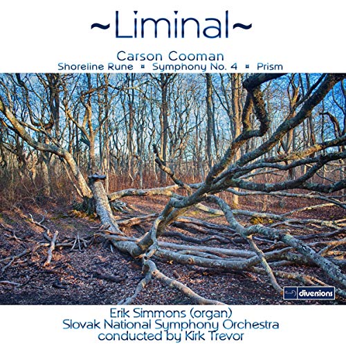 CD cover with a wintry forest scene and text details.