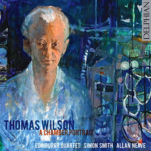 CD cover featuring a portrait of Thomas Wilson with abstract background and text.
