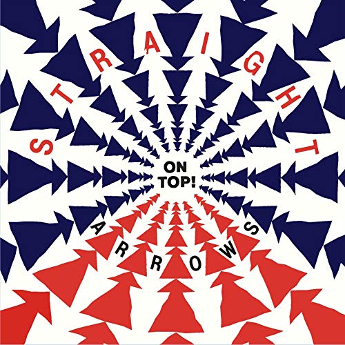 CD cover with repeating blue and red arrows forming a circular pattern.