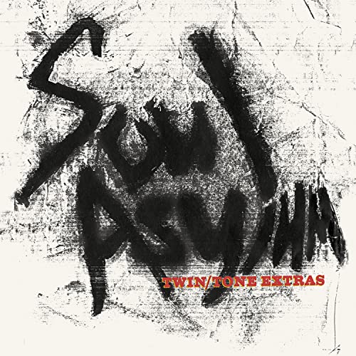 Soul Asylum "Twin/Tone Extras" vinyl record cover with distressed, black lettering.