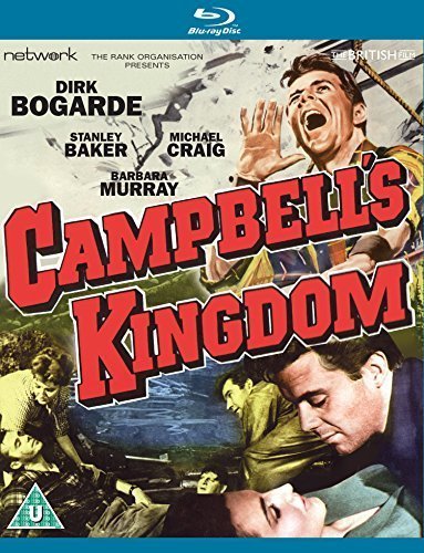 “Campbell’s Kingdom” Blu-ray cover featuring Dirk Bogarde and Barbara Murray.