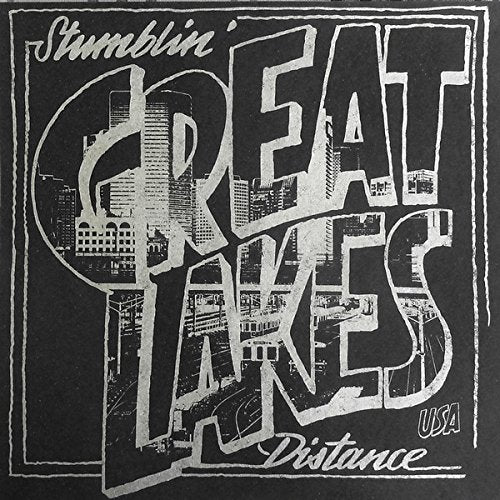 Black and white CD cover for “Great Lakes USA - Stumbling Distance.”