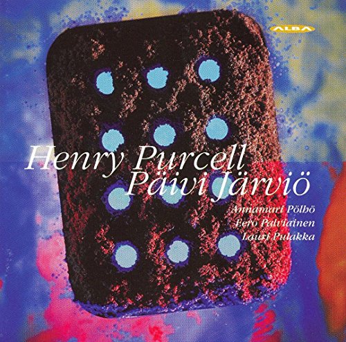 CD cover art featuring a black, rounded rectangle with nine blue dots on a colorful background.