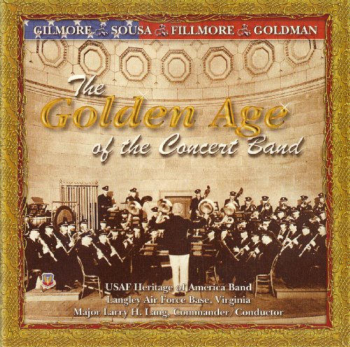 "CD cover featuring a vintage concert band performance in a large auditorium."