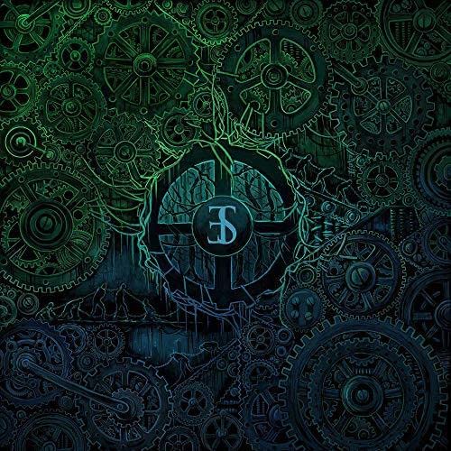 CD cover art: intricate green and black gears with a central emblem.
