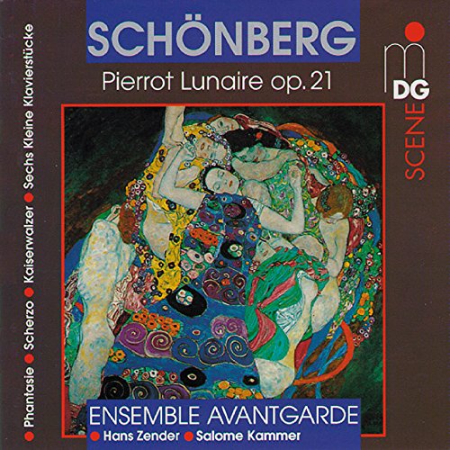 "CD cover featuring a colorful, abstract painting of intertwined figures, with text overlay."