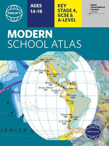 Philip's RGS Modern School Atlas: 100th edition (Philip's World Atlas)