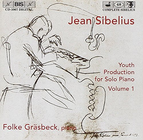 A CD case with a solo piano music CD titled "Grasbeckpoysti - Youth Production for Solo Piano Vol. 1".