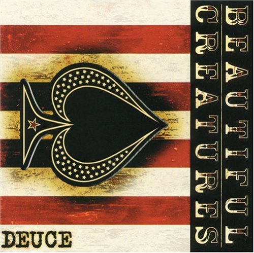 CD cover for “Beautiful - Deuce” with a spade and striped background.