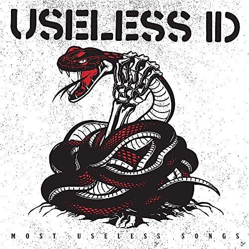 Vinyl record cover: black and red snake with a skeletal figure.