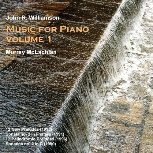 A CD case with a cover, containing Murray McLachlan's piano music, with a barcode visible.