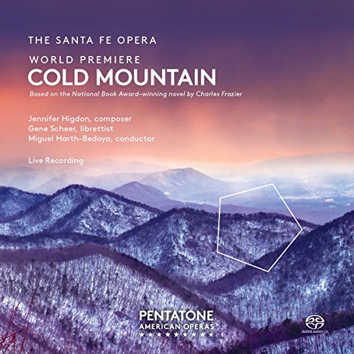 "CD cover featuring a mountain landscape at dusk with white text overlay."