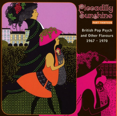 CD cover: colorful 1960s-style illustration of women in a garden.