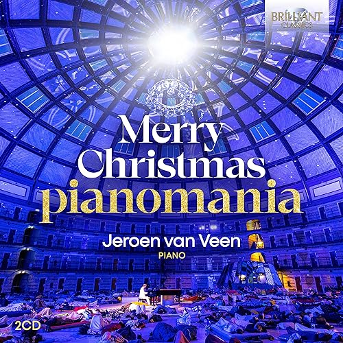 CD cover for “Merry Christmas Pianomania” by Jeroen van Veen.