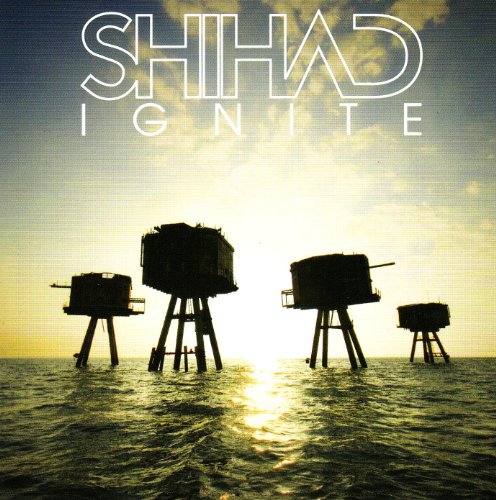 CD cover for SHIHAD - IGNITE, showing offshore platforms at sunset.