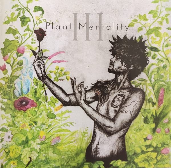 CD cover: watercolor illustration of a man among foliage.