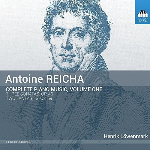 CD cover featuring a portrait of composer Antoine Reicha and text details.