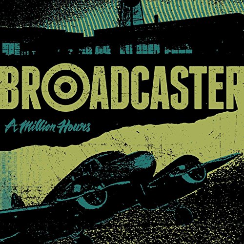 CD cover for “Broadcaster - A Million Hours” with vintage radio imagery.